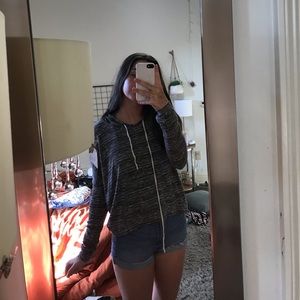 Gray hoodie